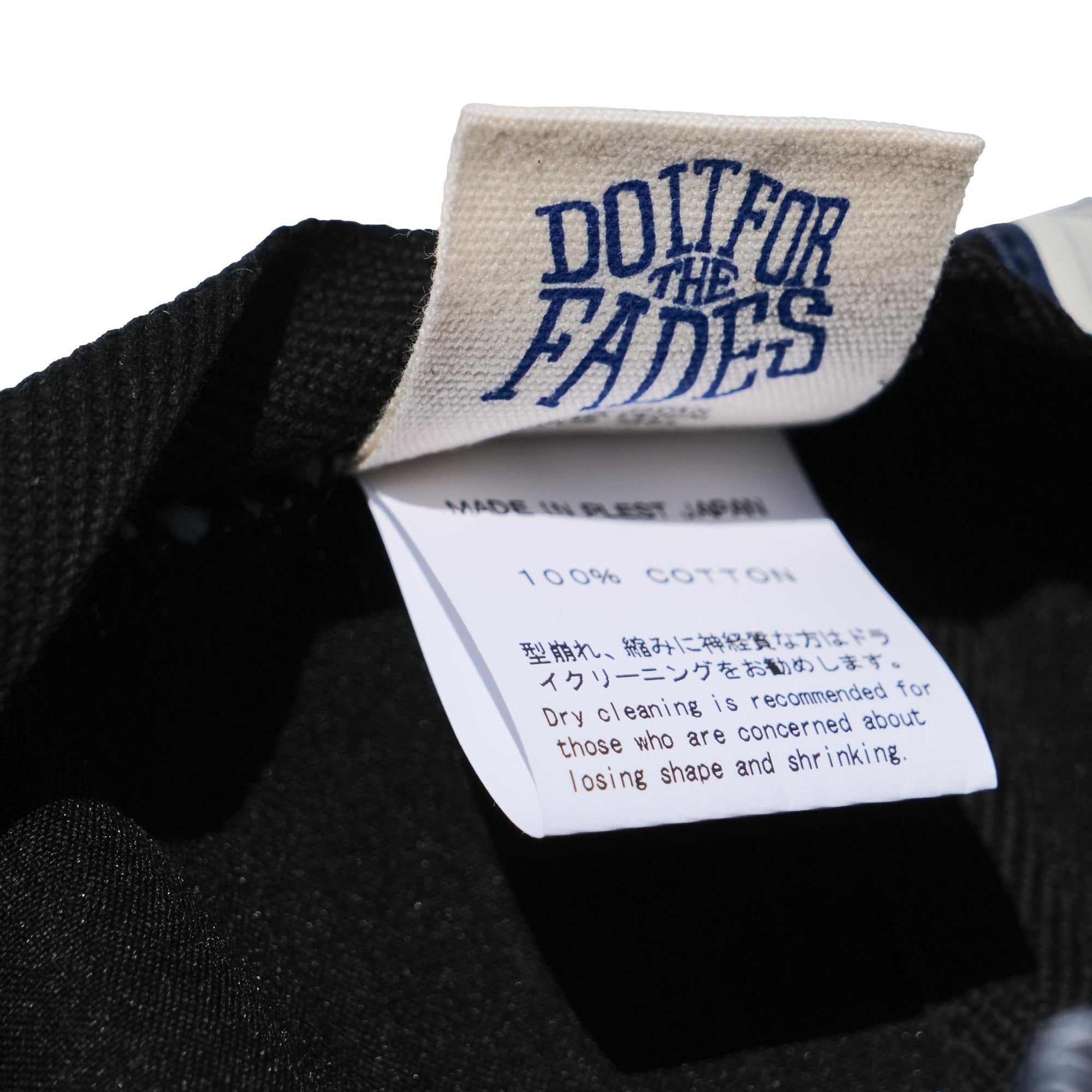 OD+PL Natural Indigo "Ame" Sashiko 6-Panel Cap - Okayama Denim