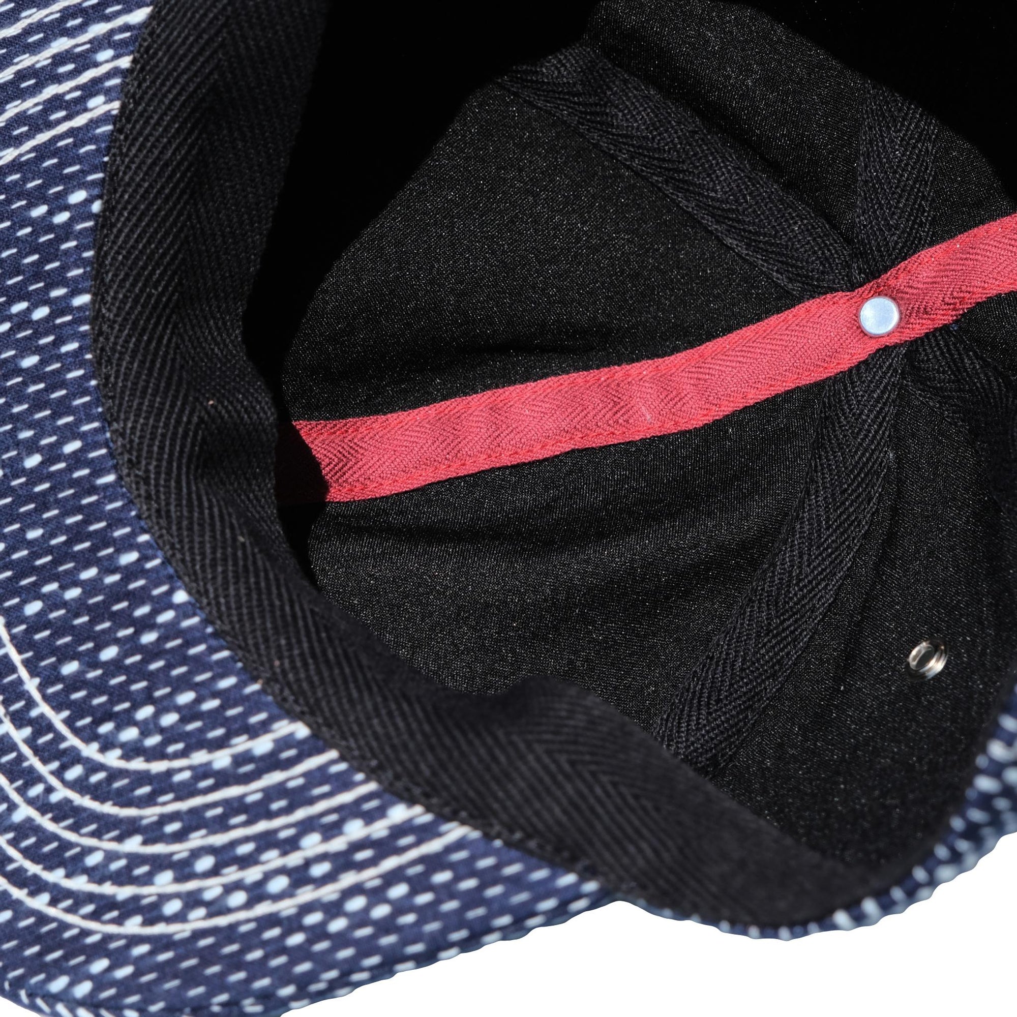OD+PL Natural Indigo "Ame" Sashiko 6-Panel Cap - Okayama Denim