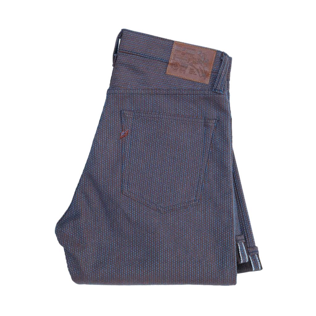 OD+PBJ Indigo x Kakishibu Sashiko Selvedge Pants (Slim Straight)