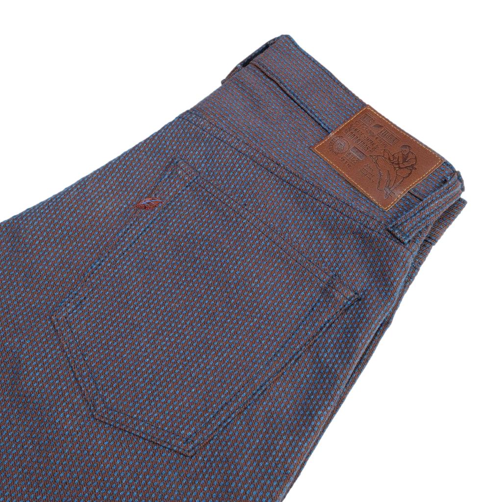 OD+PBJ Indigo x Kakishibu Sashiko Selvedge Pants (Slim Straight)