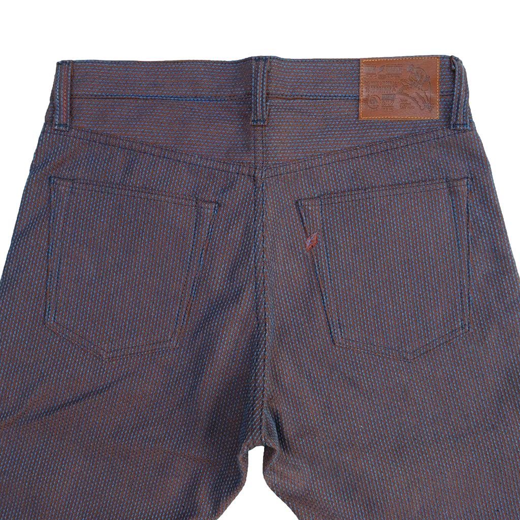 パンツ barom one OD+PBJ Indigo x Kakishibu Sashiko Selvedge Pants (Relaxed