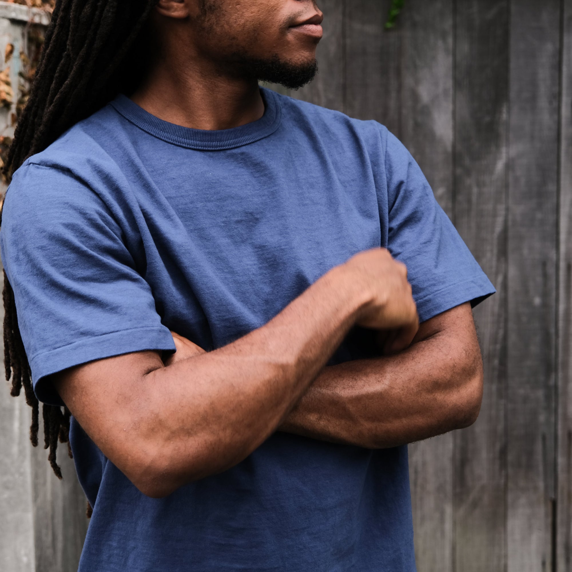 Studio D'Artisan "Ishikawadai" Tee (Navy) - Okayama Denim