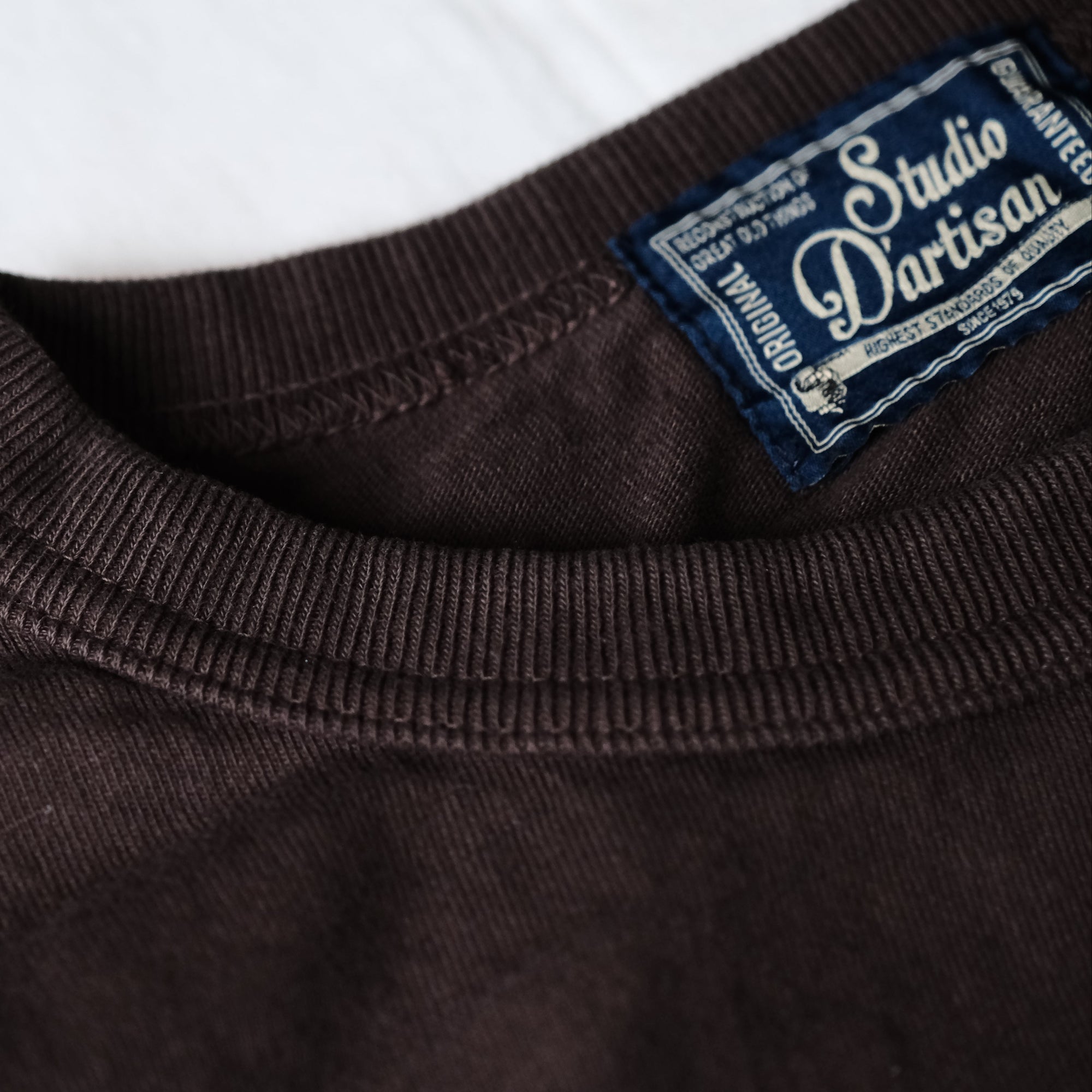 Studio D'Artisan "Ishikawadai" Tee (Charcoal Black) - Okayama Denim