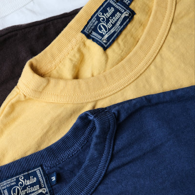 Studio D'Artisan "Ishikawadai" Tee (Yellow) - Okayama Denim