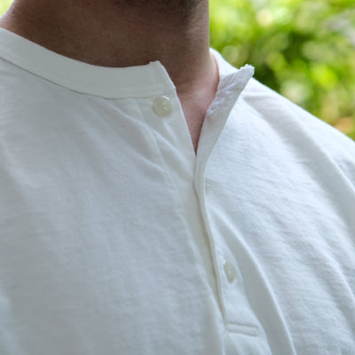 Studio D'Artisan "Ishikawadai" Henley - Okayama Denim