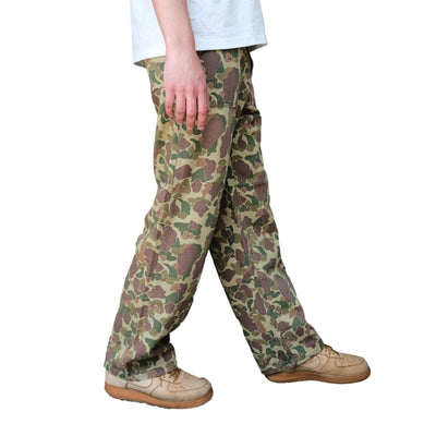Big John "World Workers" Duck Hunter Camo Back Satin Fatigue Pants