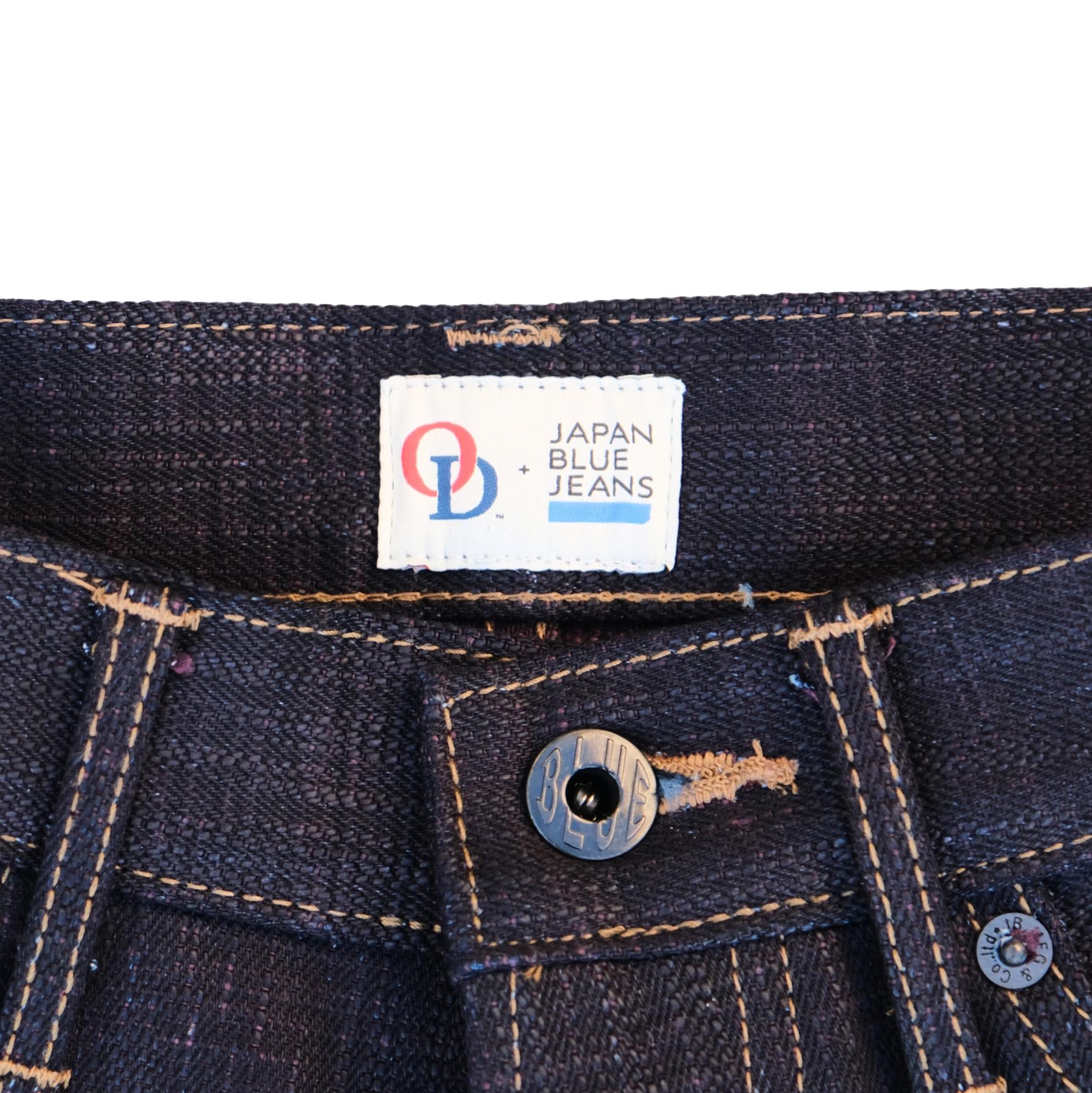 OD+JB 18oz. "Shinkai Wine Weft" Selvedge Jeans (High Tapered)
