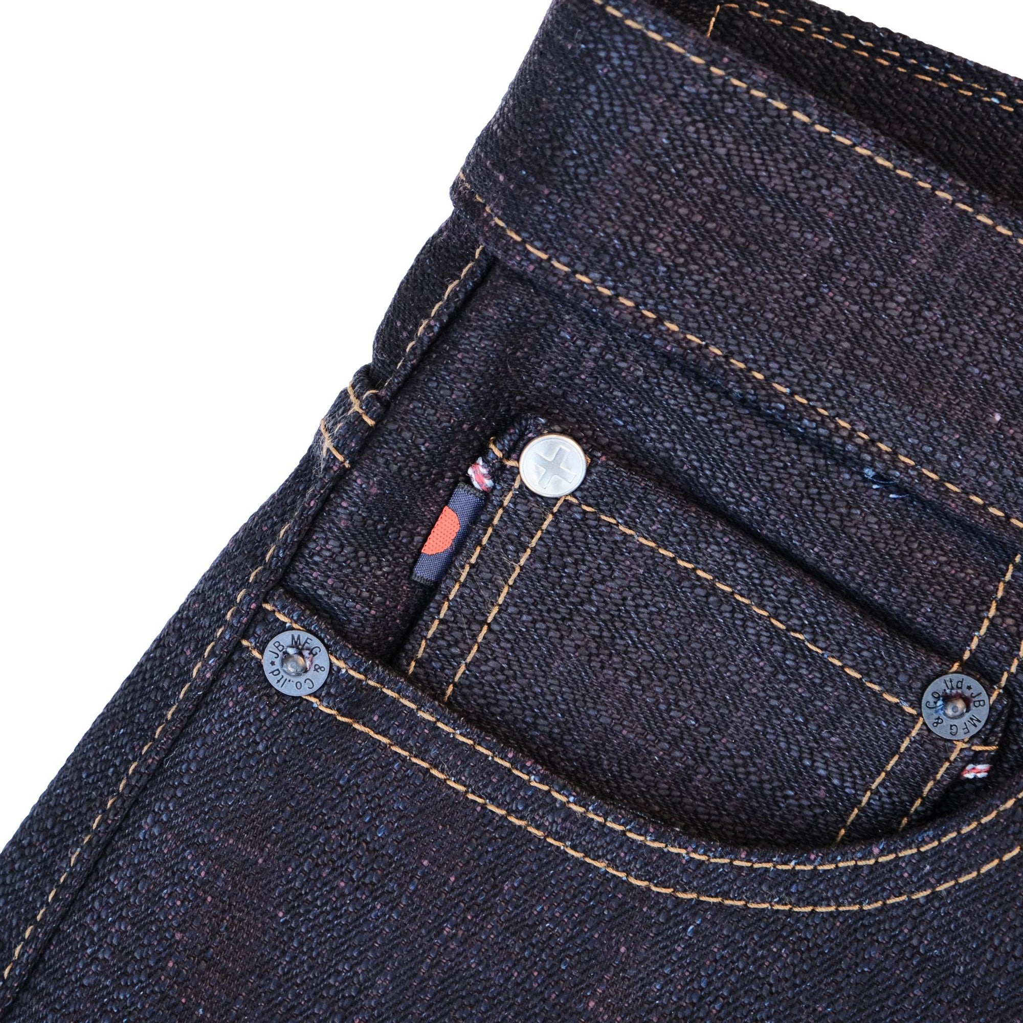 OD+JB 18oz. "Shinkai Wine Weft" Selvedge Jeans (High Tapered)
