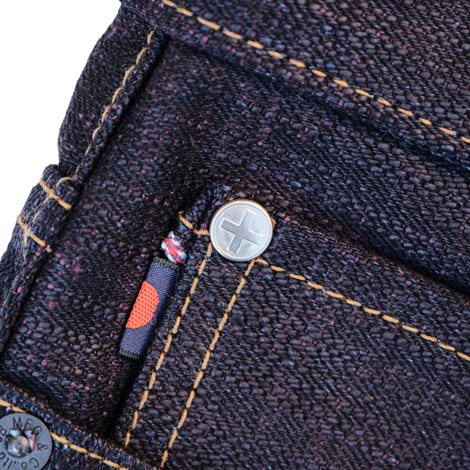 OD+JB 18oz. "Shinkai Wine Weft" Selvedge Jeans (High Tapered)
