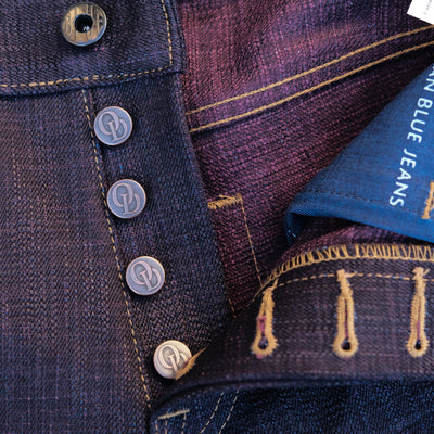 OD+JB 18oz. "Shinkai Wine Weft" Selvedge Jeans (High Tapered)