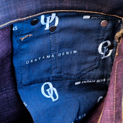OD+JB 18oz. "Shinkai Wine Weft" Selvedge Jeans (High Tapered)