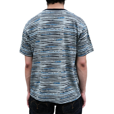 Samurai Jeans SJIT26-101 Indigo Bassen Jersey Tee - Okayama Denim