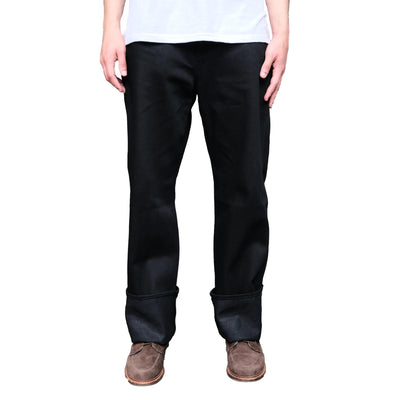 Momotaro "Standard" Black Selvedge Jeans (Wide Straight) - Okayama Denim