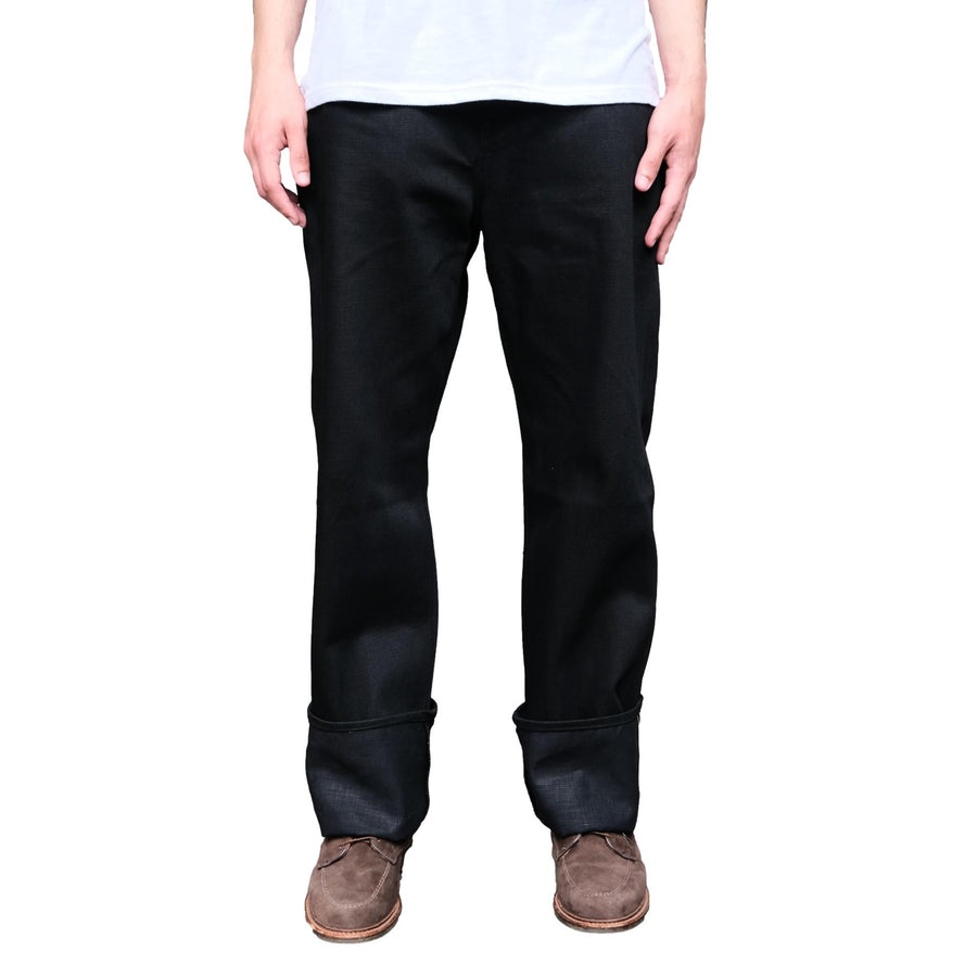 Momotaro "Standard" Black Selvedge Jeans (Wide Straight) - Okayama Denim