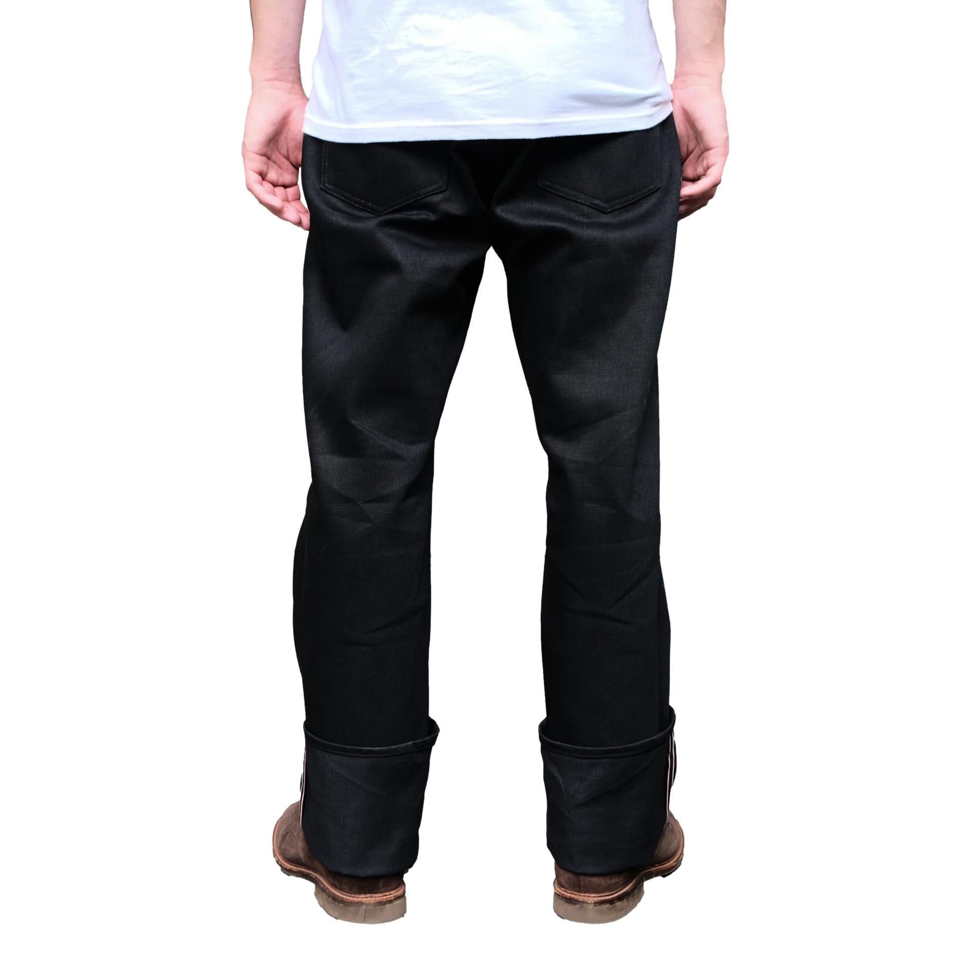 Momotaro "Standard" Black Selvedge Jeans (Wide Straight) - Okayama Denim