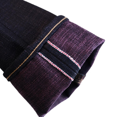 OD+JB 18oz. "Shinkai Wine Weft" Selvedge Jeans (High Tapered)
