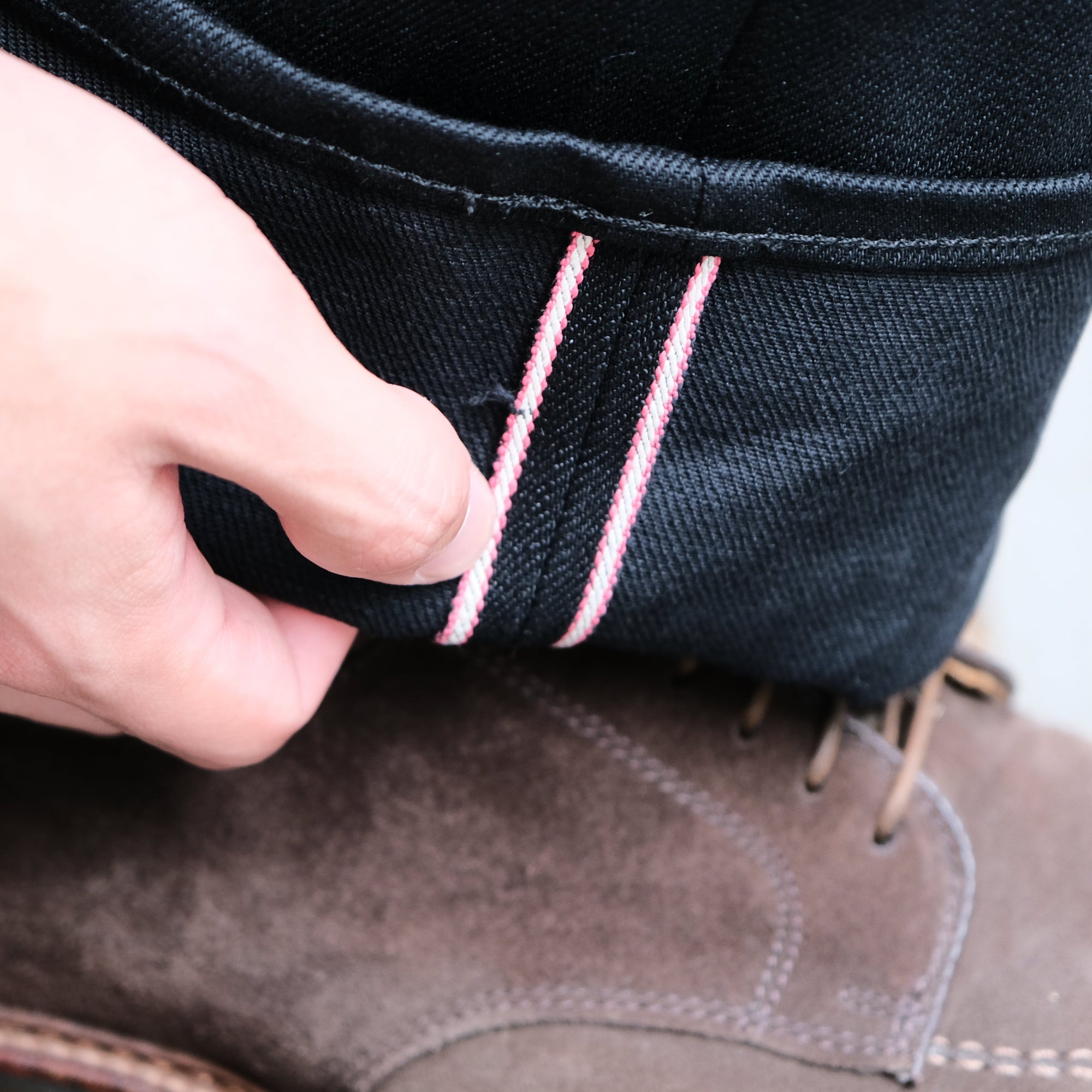 Momotaro "Standard" Black Selvedge Jeans (Wide Straight) - Okayama Denim
