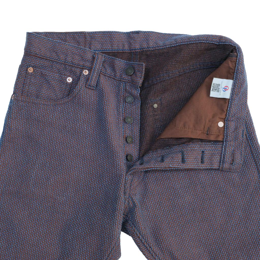 OD+PBJ Indigo x Kakishibu Sashiko Selvedge Pants (Regular