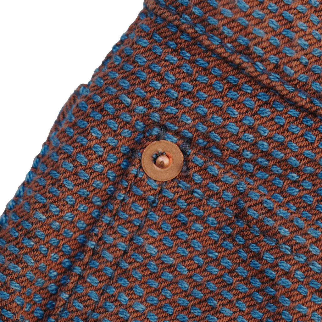 OD+PBJ Indigo x Kakishibu Sashiko Selvedge Pants (Slim Straight)