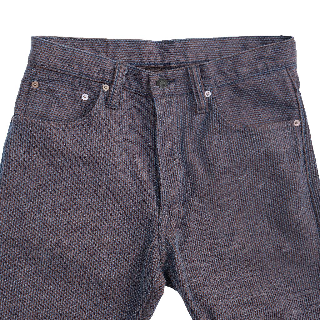 OD+PBJ Indigo x Kakishibu Sashiko Selvedge Pants (Slim Straight)