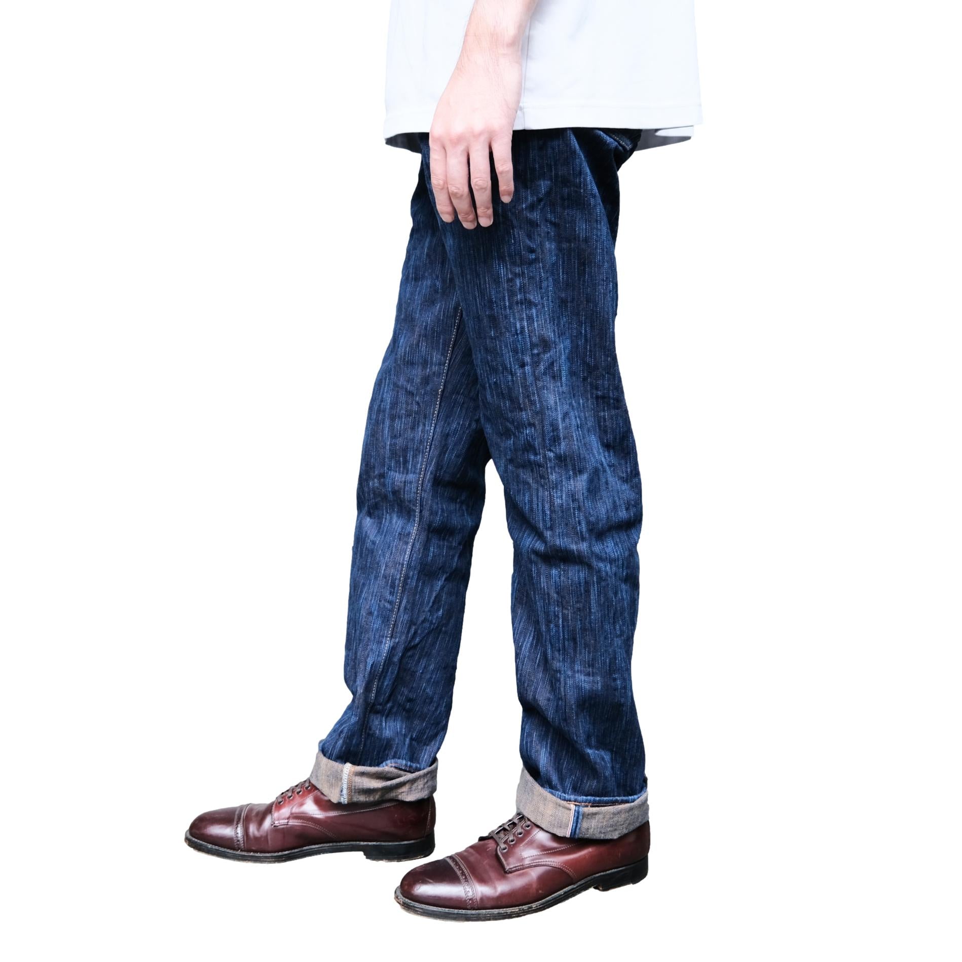 Studio D'Artisan "Awa Sho-Ai Kakishibu" Selvedge Jeans (Regular Straight)