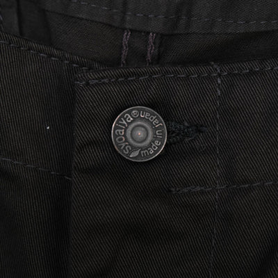 Pure Blue Japan Worker's Chino Pants (Black)