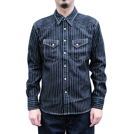 The Flat Head 10oz. Selvedge Denim Wabash Shirt