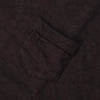 Loop & Weft Double Binder Neck Heather Slub Knit Pocket Tee (Black)