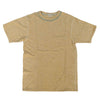 Loop & Weft Double Binder Neck Heather Slub Knit Pocket Tee (Mustard)