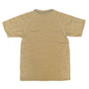 Loop & Weft Double Binder Neck Heather Slub Knit Pocket Tee (Mustard)