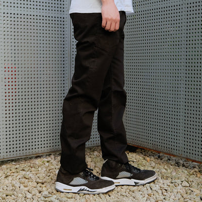 Pure Blue Japan Worker's Chino Pants (Black)