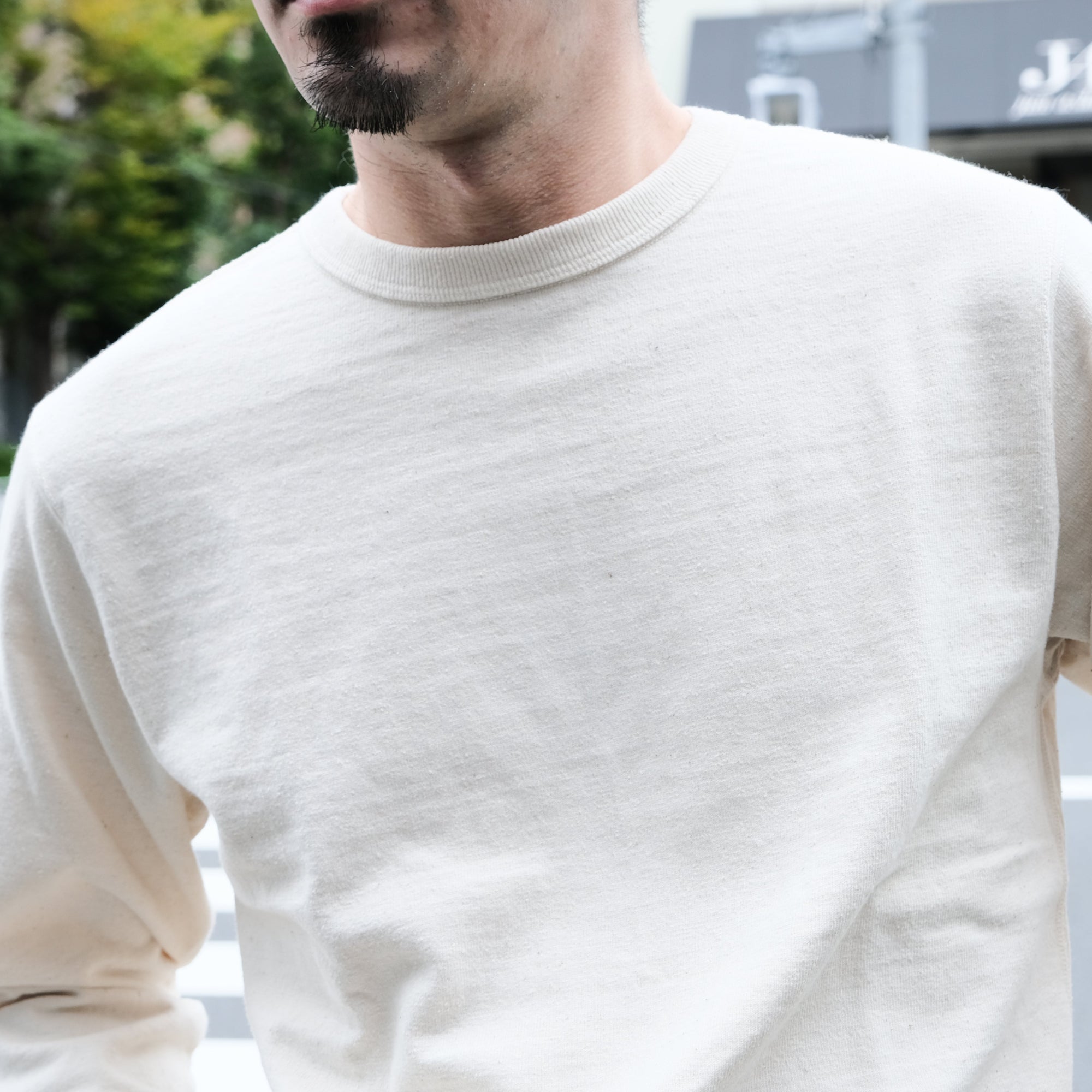 Samurai Jeans SJSLT-SC01 Organic Cotton L/S Tee (Natural)