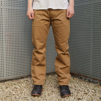 Pure Blue Japan Worker's Chino Pants (Camel)
