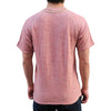 Loop & Weft Double Binder Neck Heather Slub Knit Tee (Cherry)