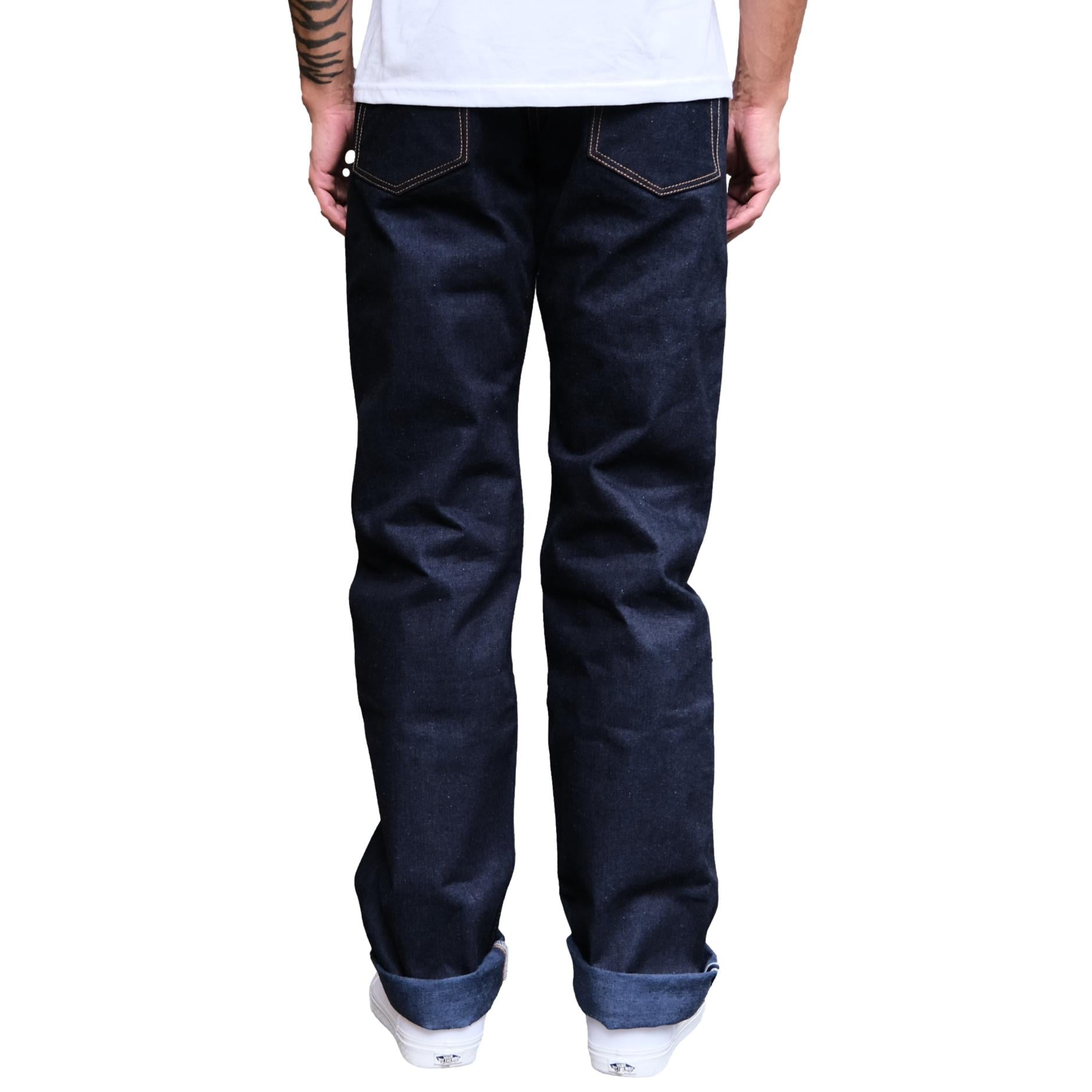 OD+SJ 15oz. "Awa Katana" Double Indigo Selvedge Jeans (Relax Straight)