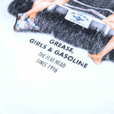 The Flat Head "Grease, Girls & Gasoline" Print Tee