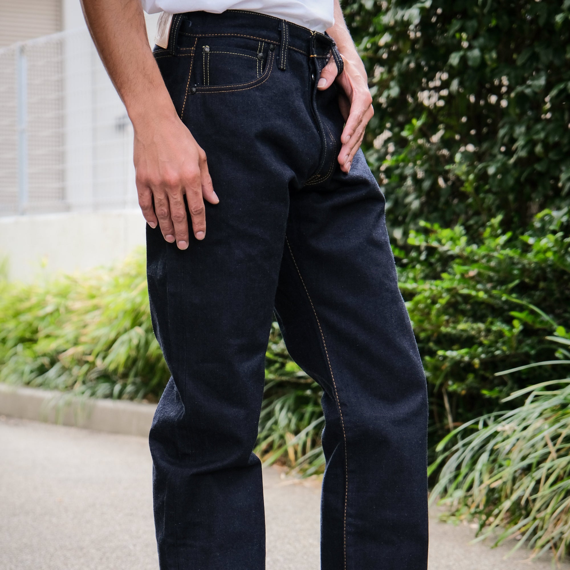OD+SJ 15oz. "Awa Katana" Double Indigo Selvedge Jeans (Relax Straight)