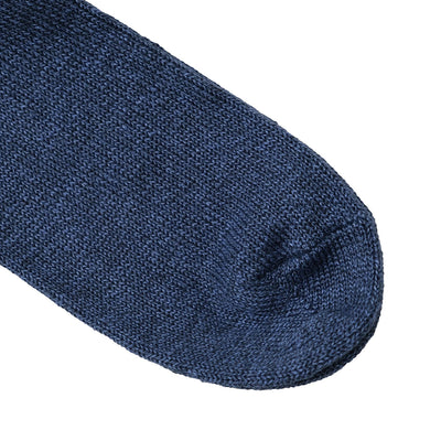 Fullcount Ribbed Linen Socks (Blue)