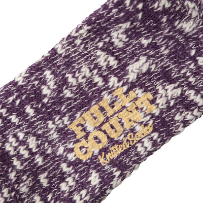 Fullcount Knitted Mix Socks (Purple)