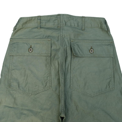 Fullcount Back Satin Utility Trousers (Olive)