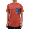 Samurai Jeans SJST23-107 Loopwheel Logo Print Tee (Orange Red)