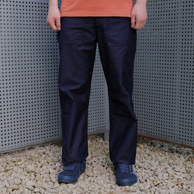 Fullcount Back Satin Utility Trousers (Navy)