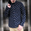 Studio D'Artisan Indigo Diamond Sashiko Shirt