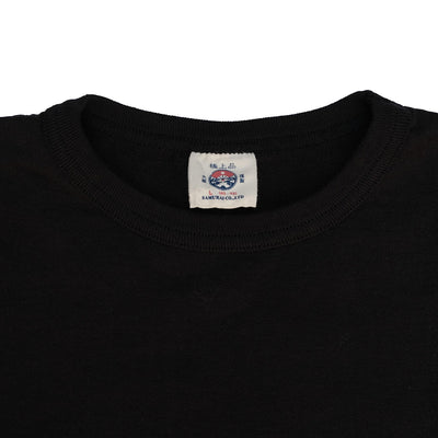 Samurai Jeans SJST23-107 Loopwheel Logo Print Tee (Sumi Black)