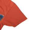 Samurai Jeans SJST23-107 Loopwheel Logo Print Tee (Orange Red)