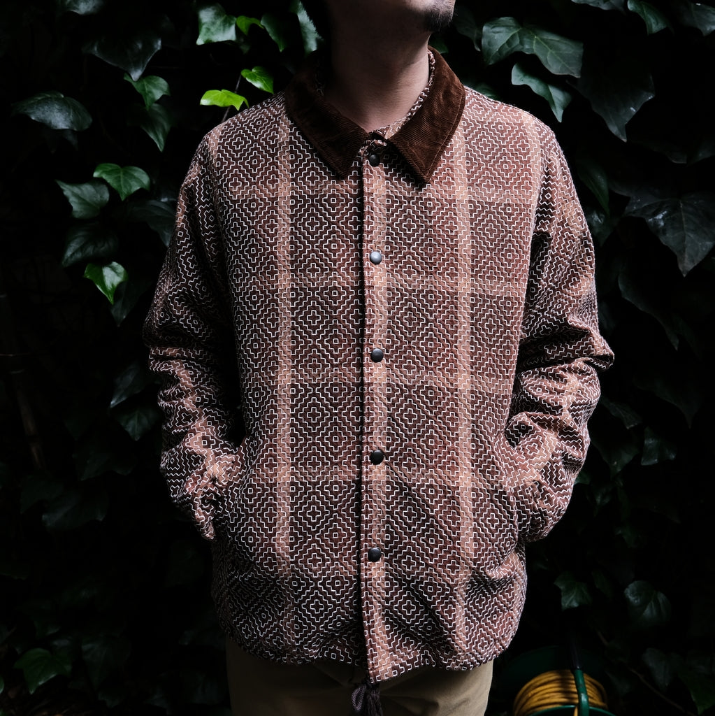 Studio D'Artisan "Kakishibu Noragi Sashiko" Coach Jacket