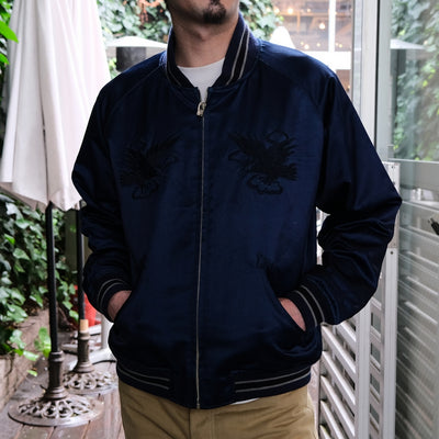 Studio D'Artisan Indigo Dyed Sukajan Jacket