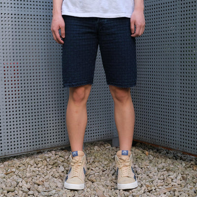 Studio D'Artisan Indigo Dyed "Ajiro Denim" Selvedge Shorts
