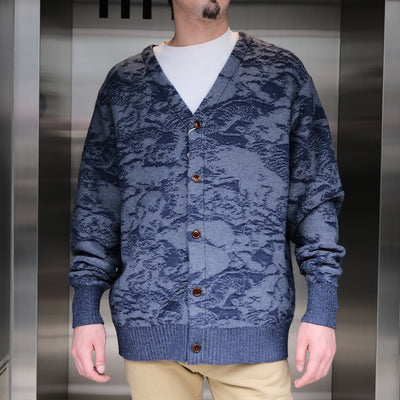 Studio D'Artisan Pig Camoflage Knit Cardigan