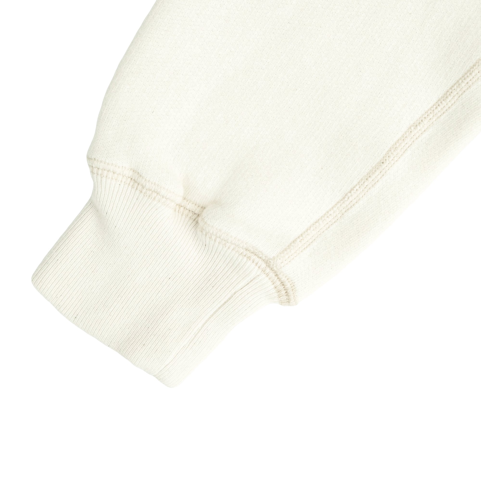 Loop & Weft Super Fluffy Knit Mock Neck Sweatshirt (Ivory)